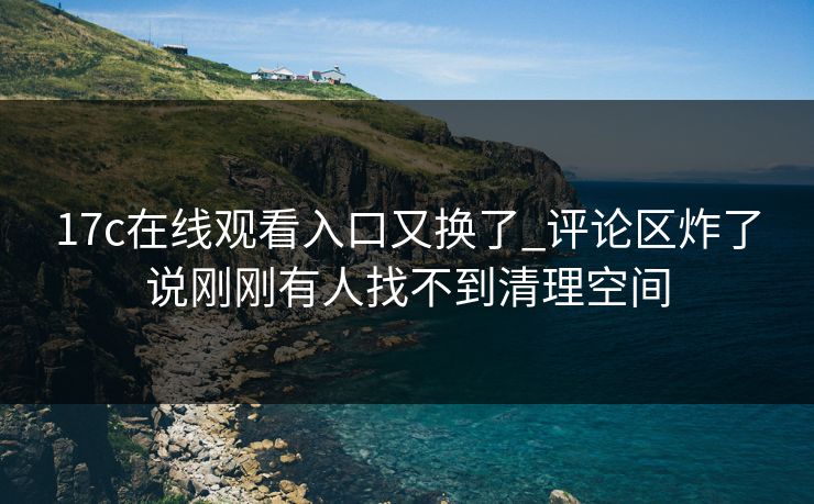 17c在线观看入口又换了_评论区炸了说刚刚有人找不到清理空间
